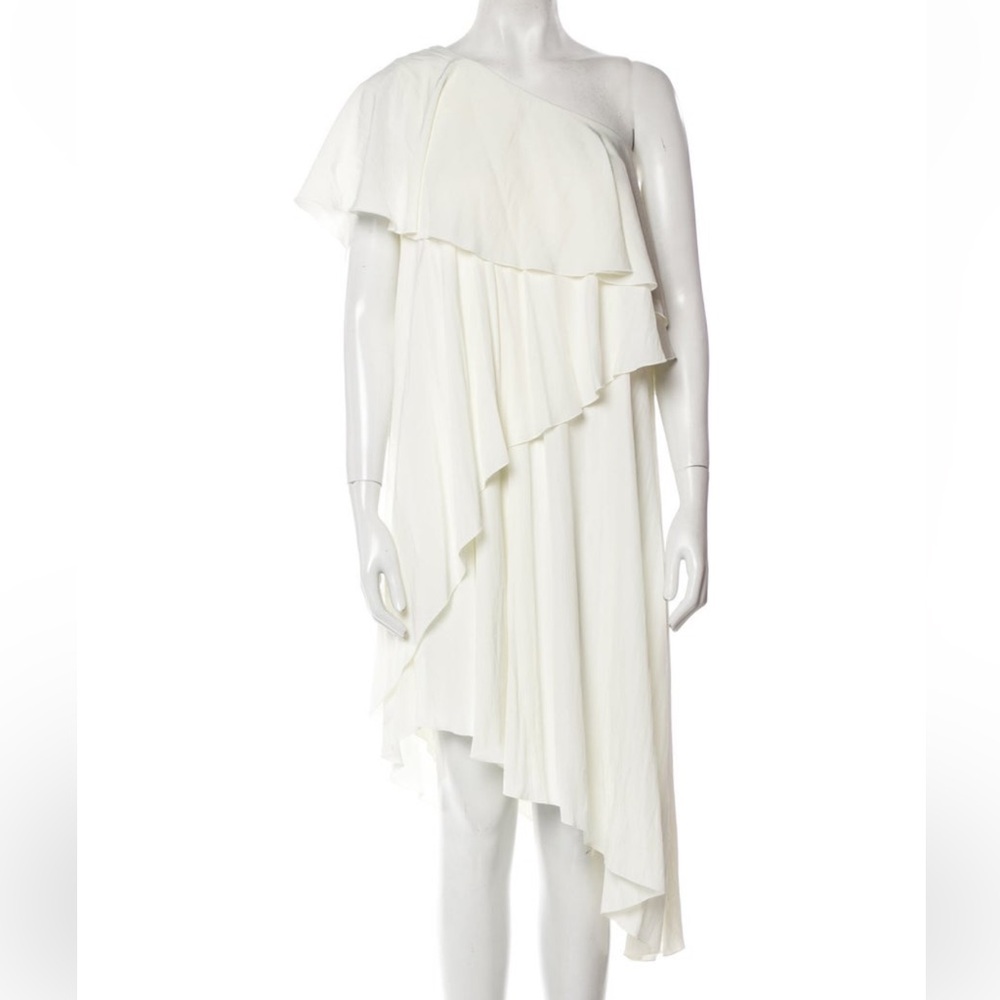 Lanvin One Shoulder Dress